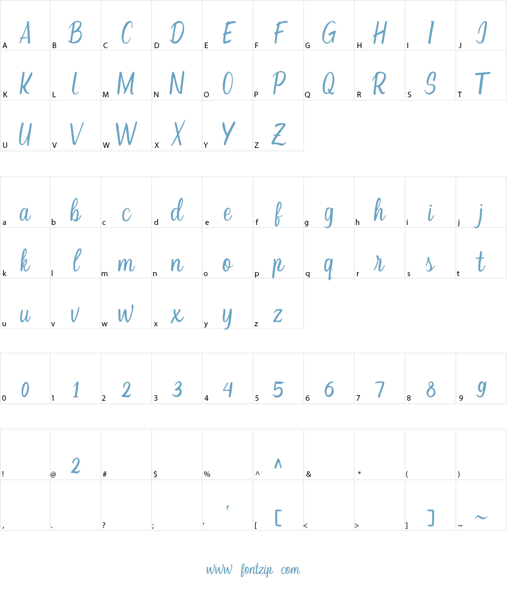 Christmas Font Character