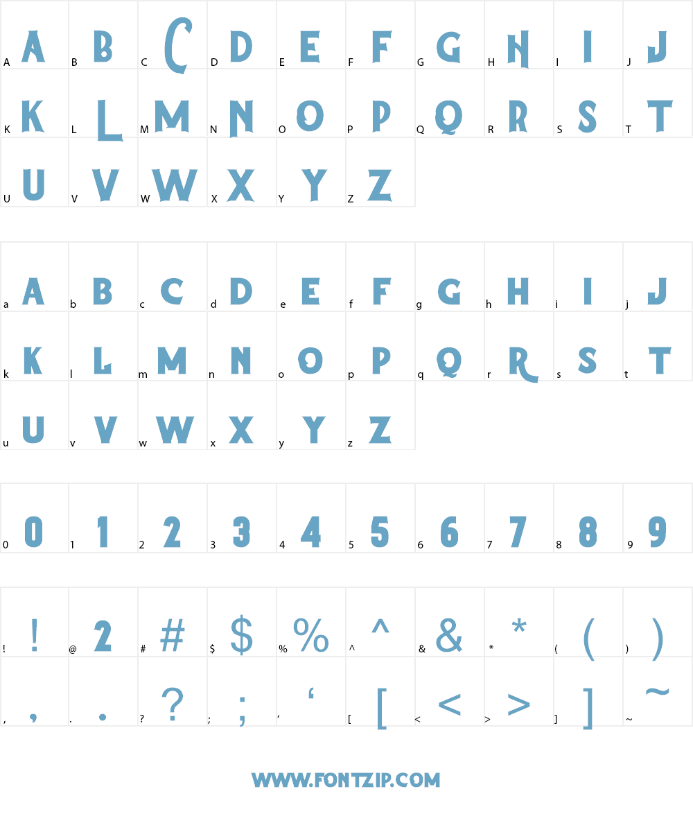 CHrONicLe Font Character
