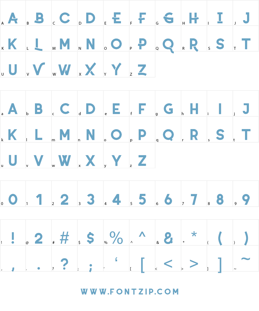 Coyote Font Character