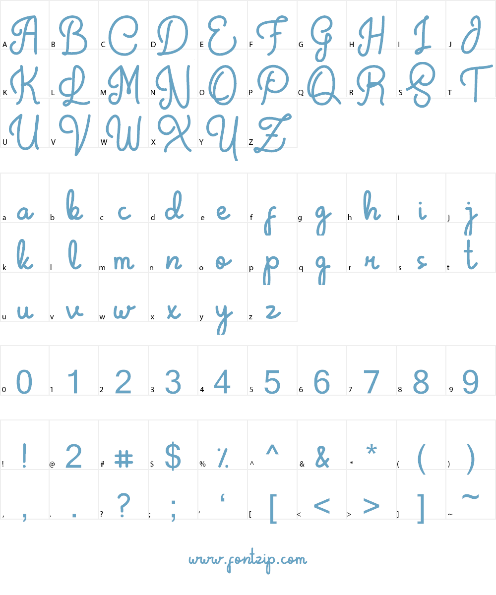Crunchy Pasta Font Character