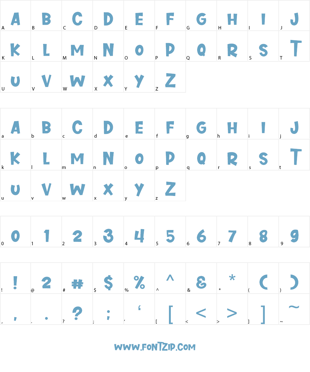 Cupid Deer Font Character