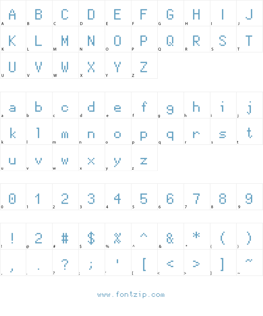 Custom Fon Font Character