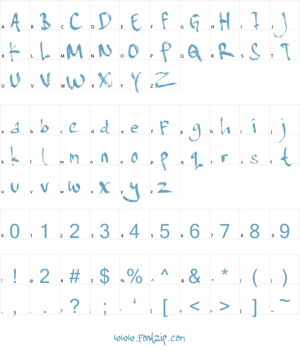 Dark Knight Font Character