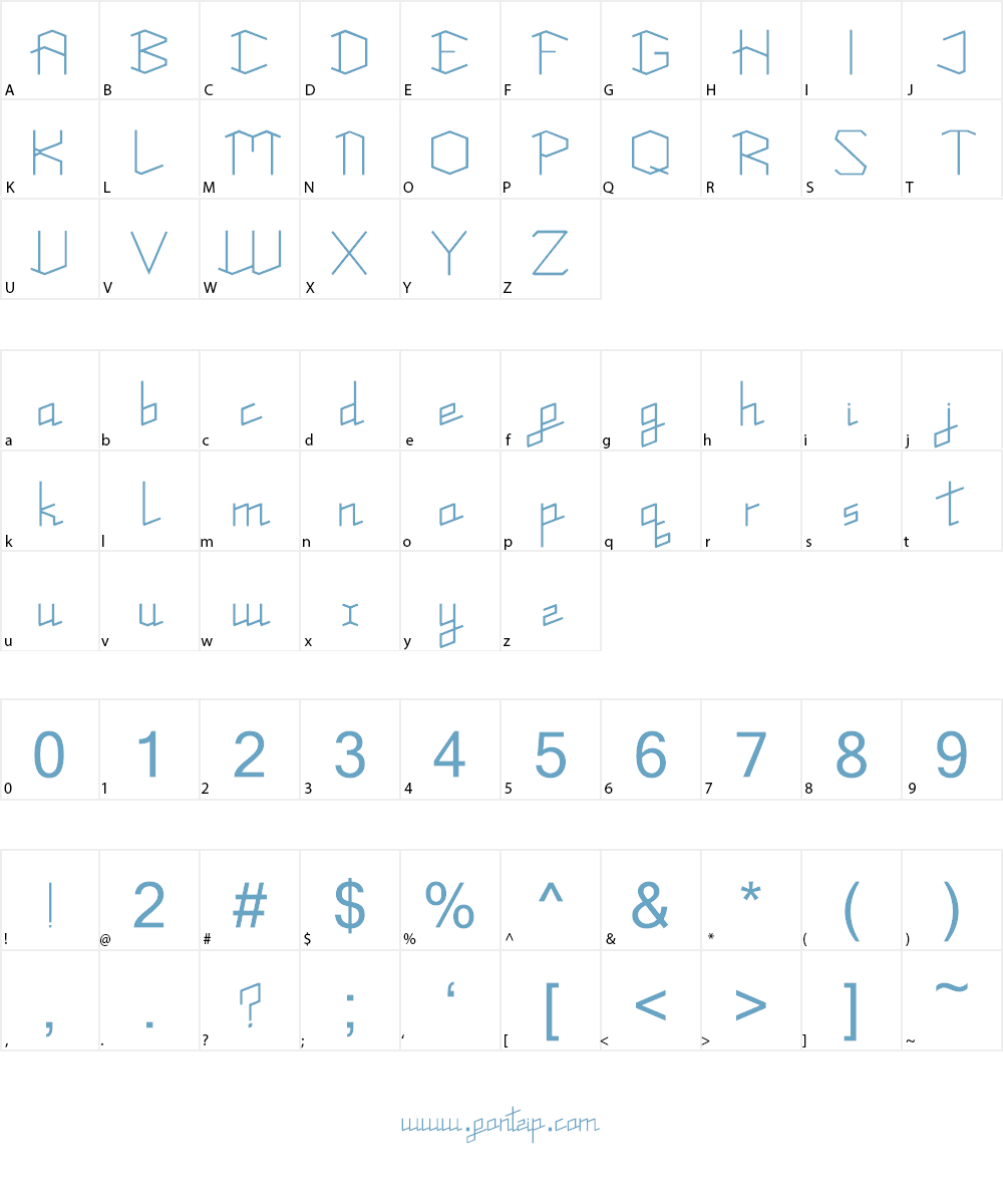 Demiurge Font Character