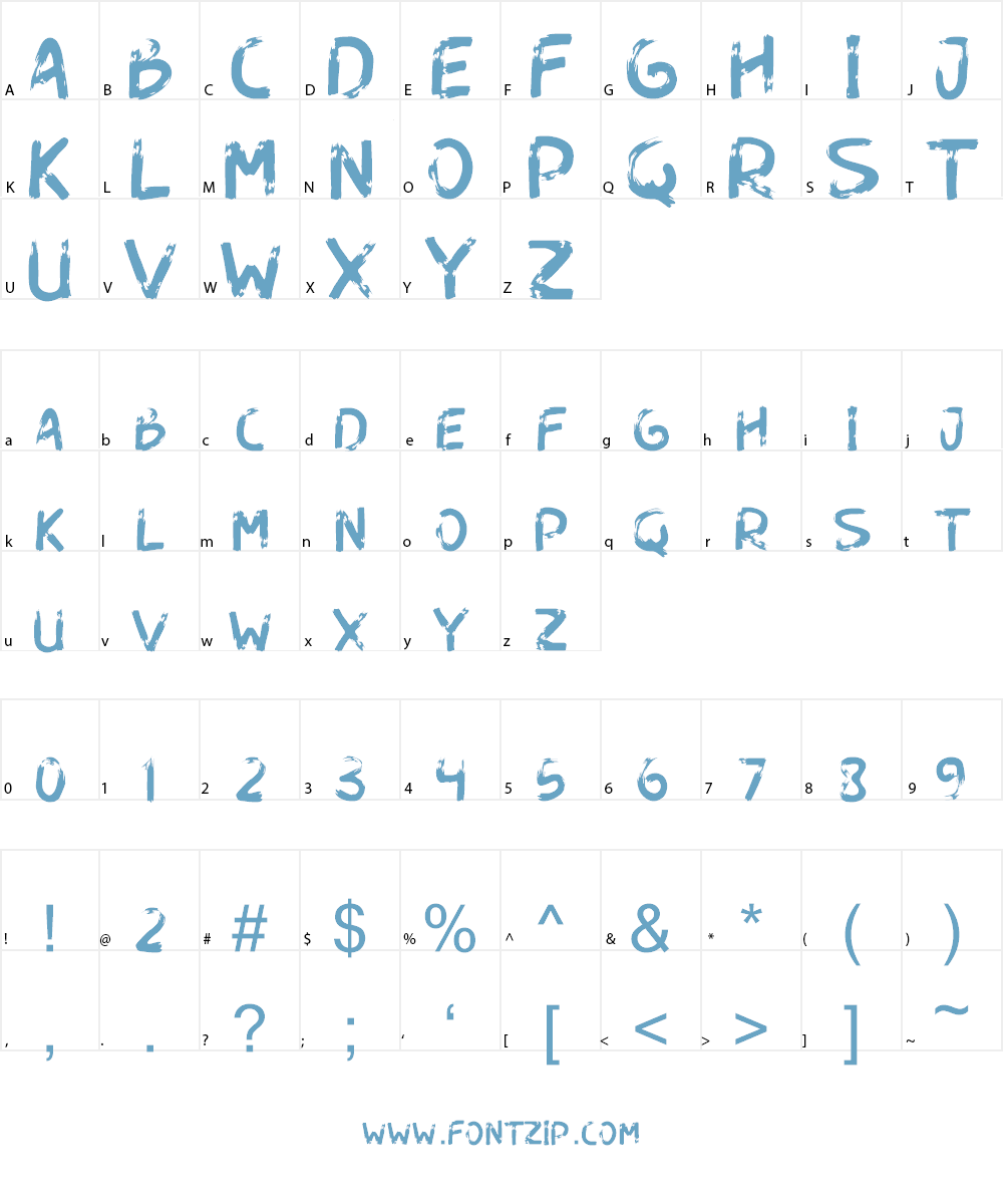 Dogfight Font Character