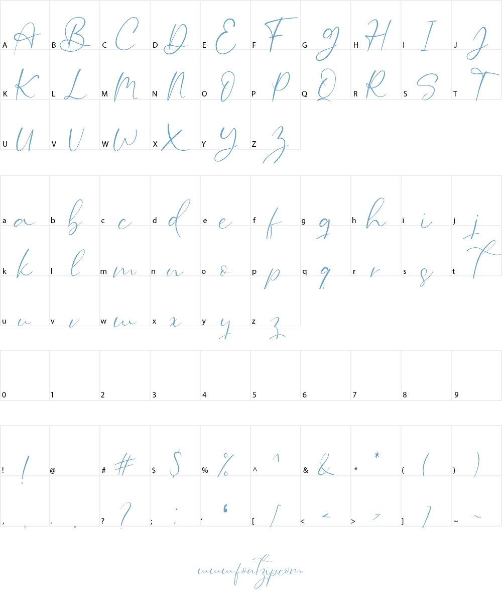Edwards Font Character