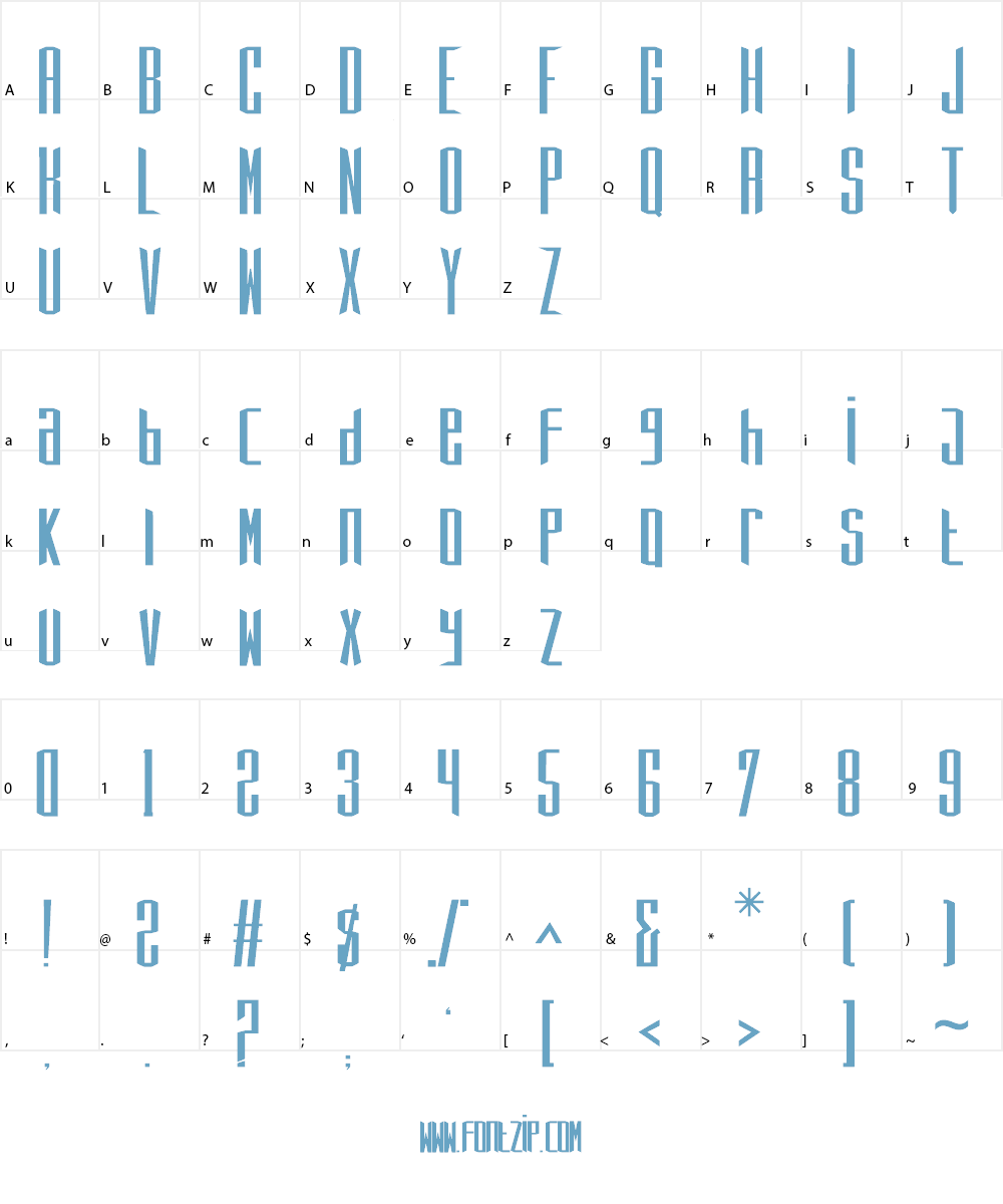 Eiffel Love Font Character