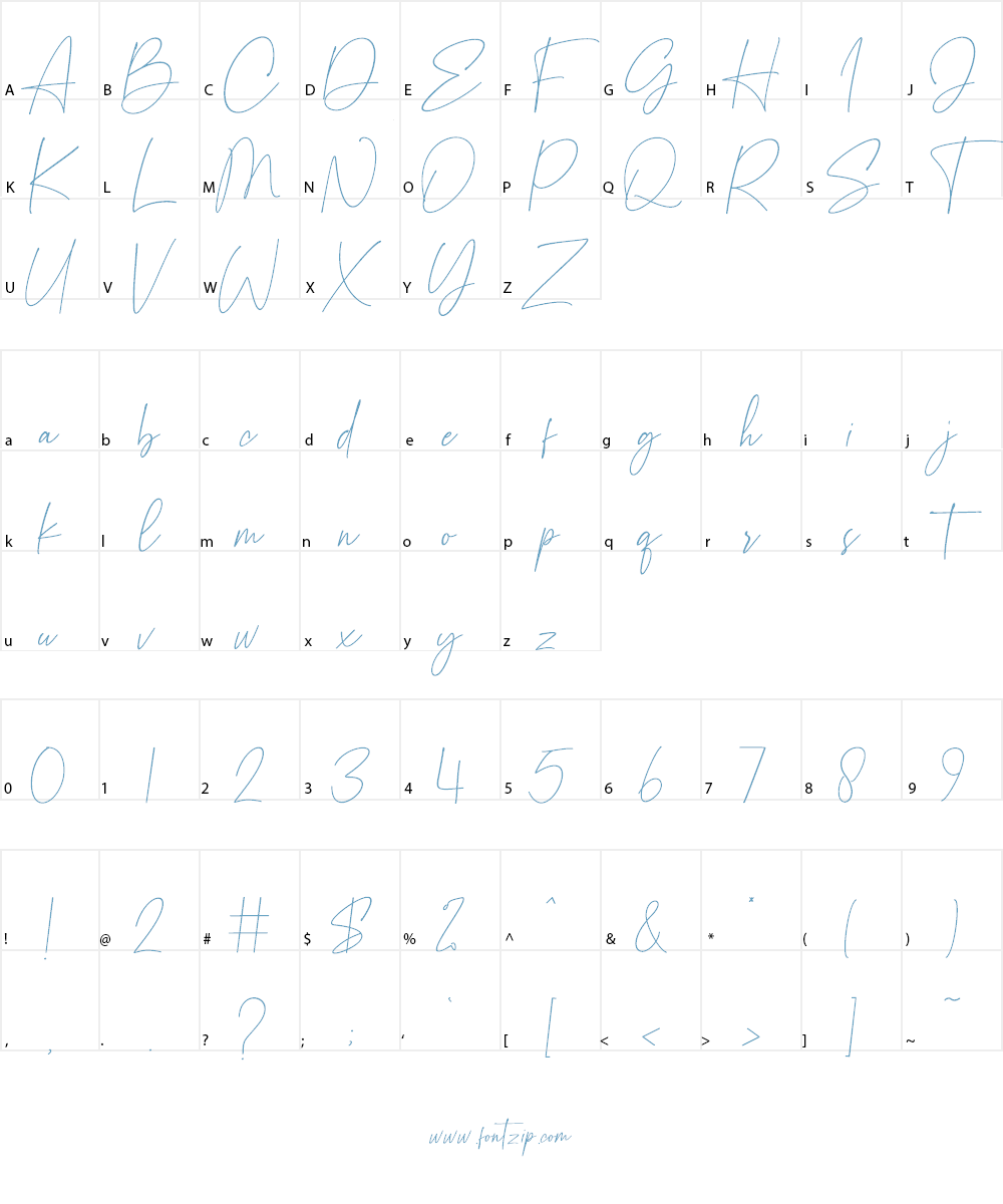Elleanor Font Character