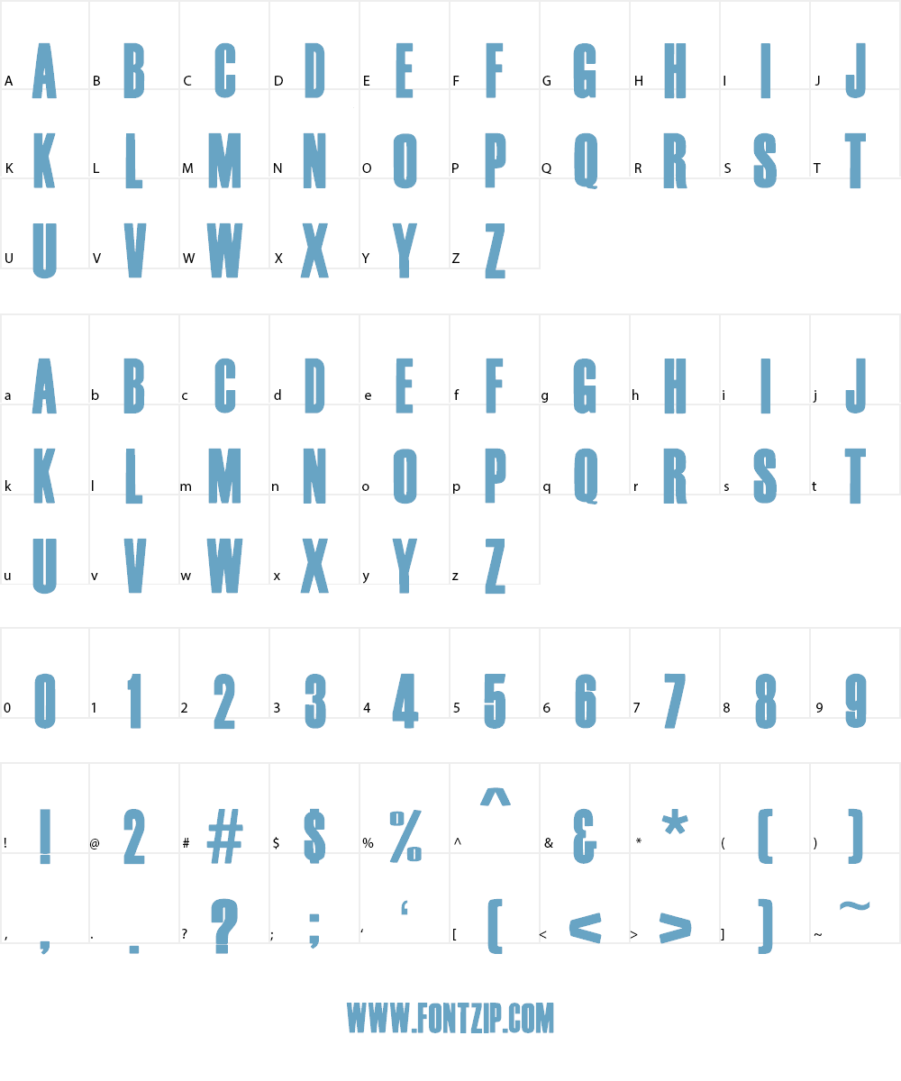 Film Noir Font Character