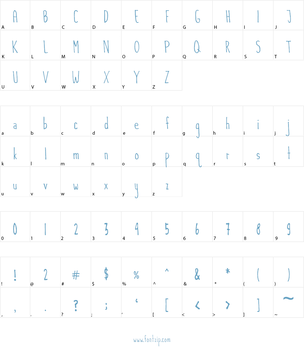 Flamingos Font Character