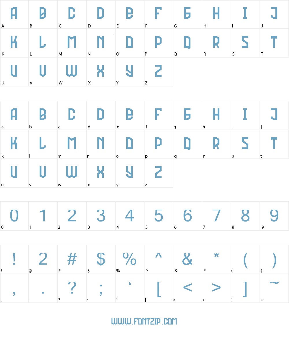 Football Attack Font Character