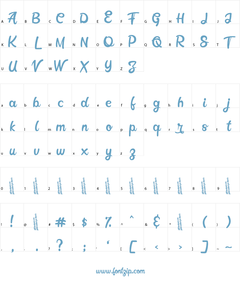 Garatlo Font Character