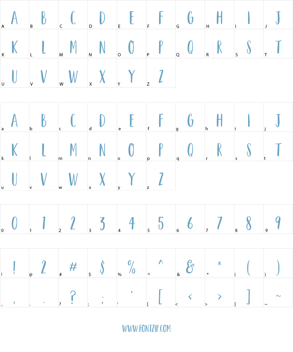 Garden Grown US C Caps Font Character