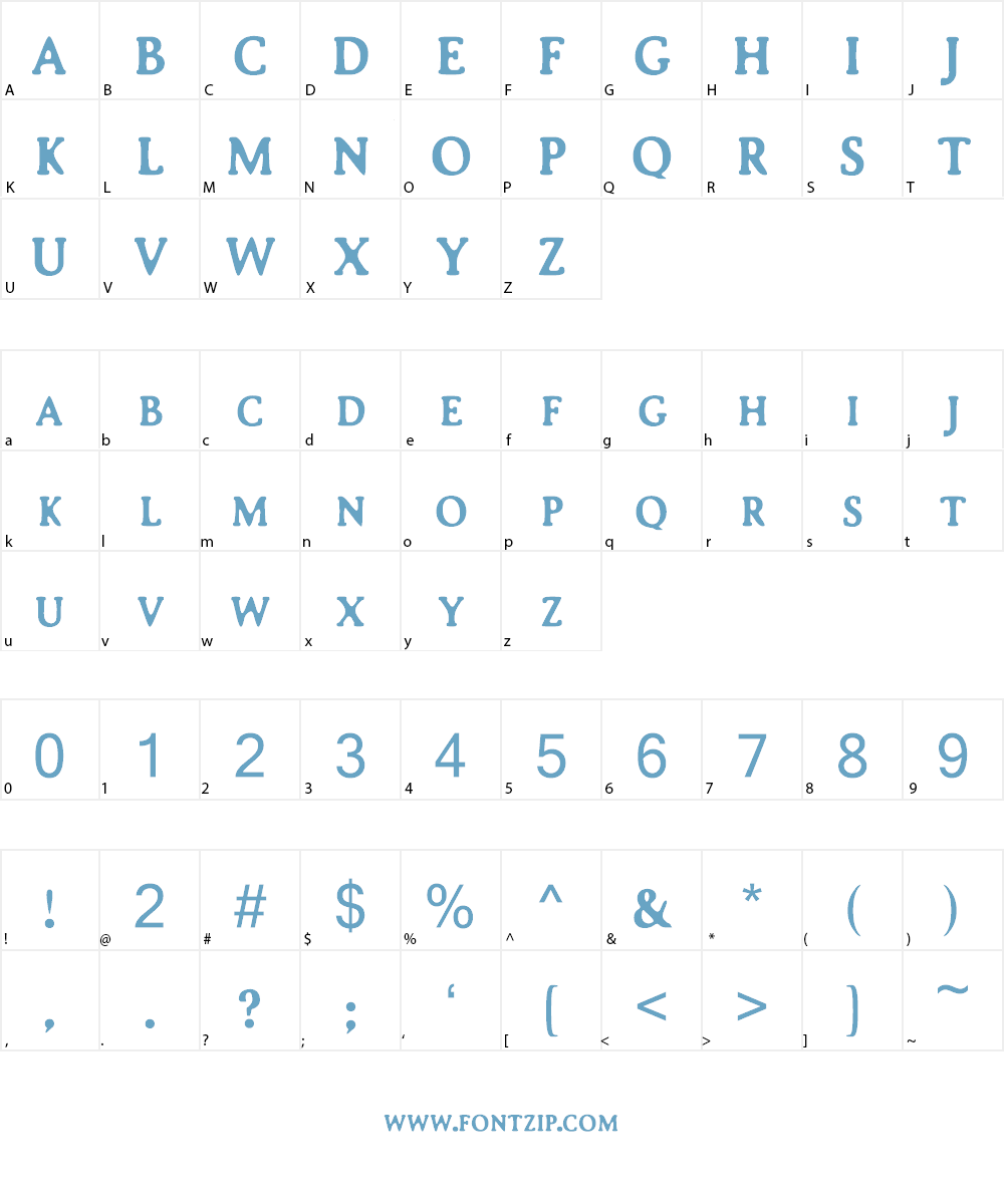 Giannis Rising Font Character