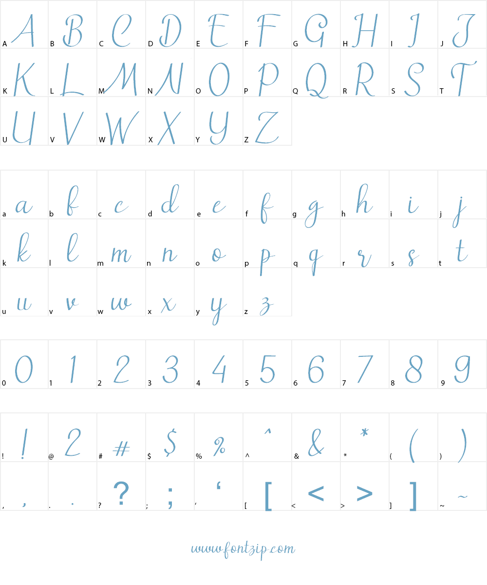 Girls Stuff Font Character
