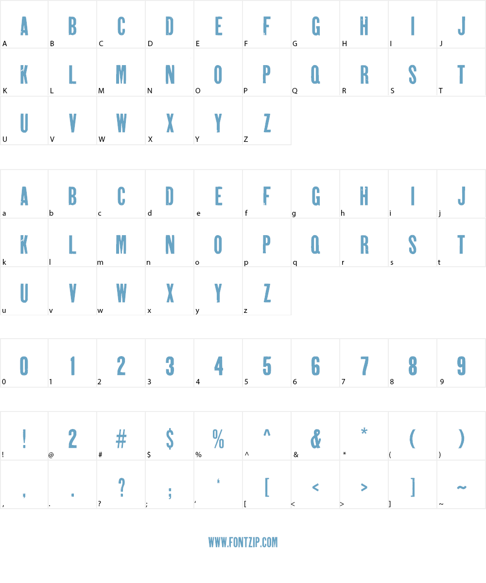 Gothic Joker Font Character