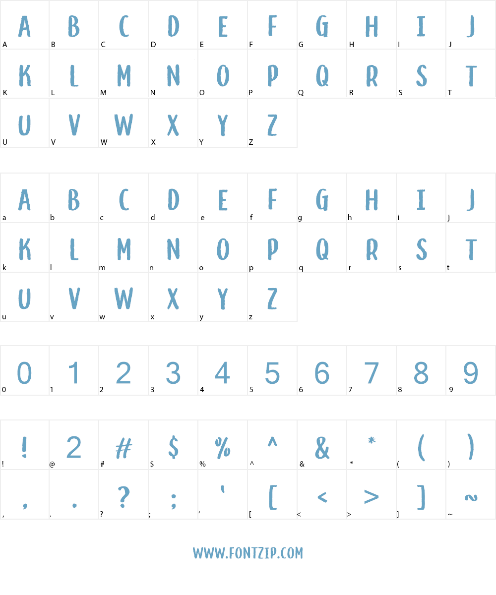 Grape Font Character