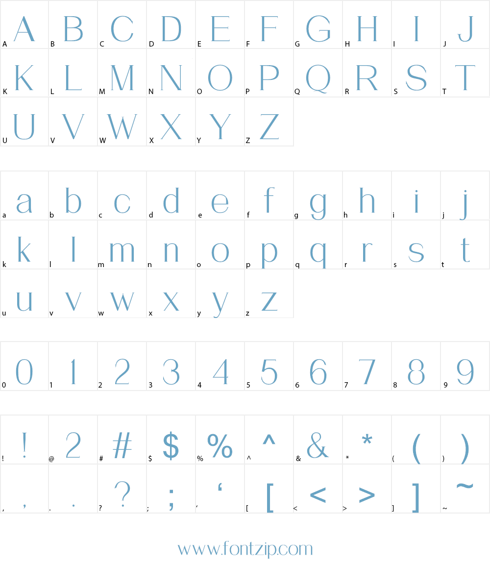 HalfbreD Font Character