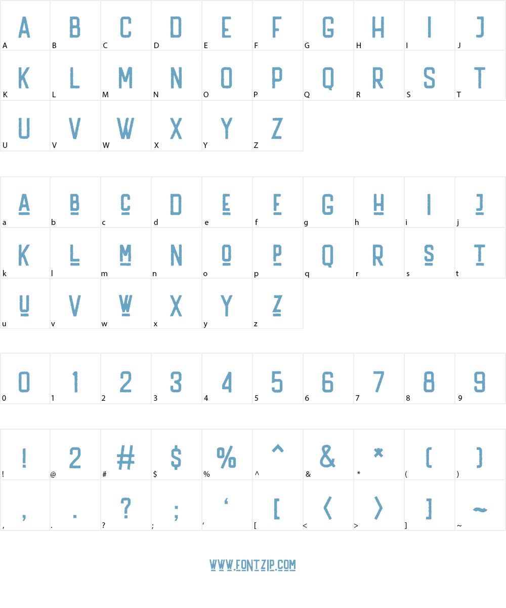 Handler Font Character