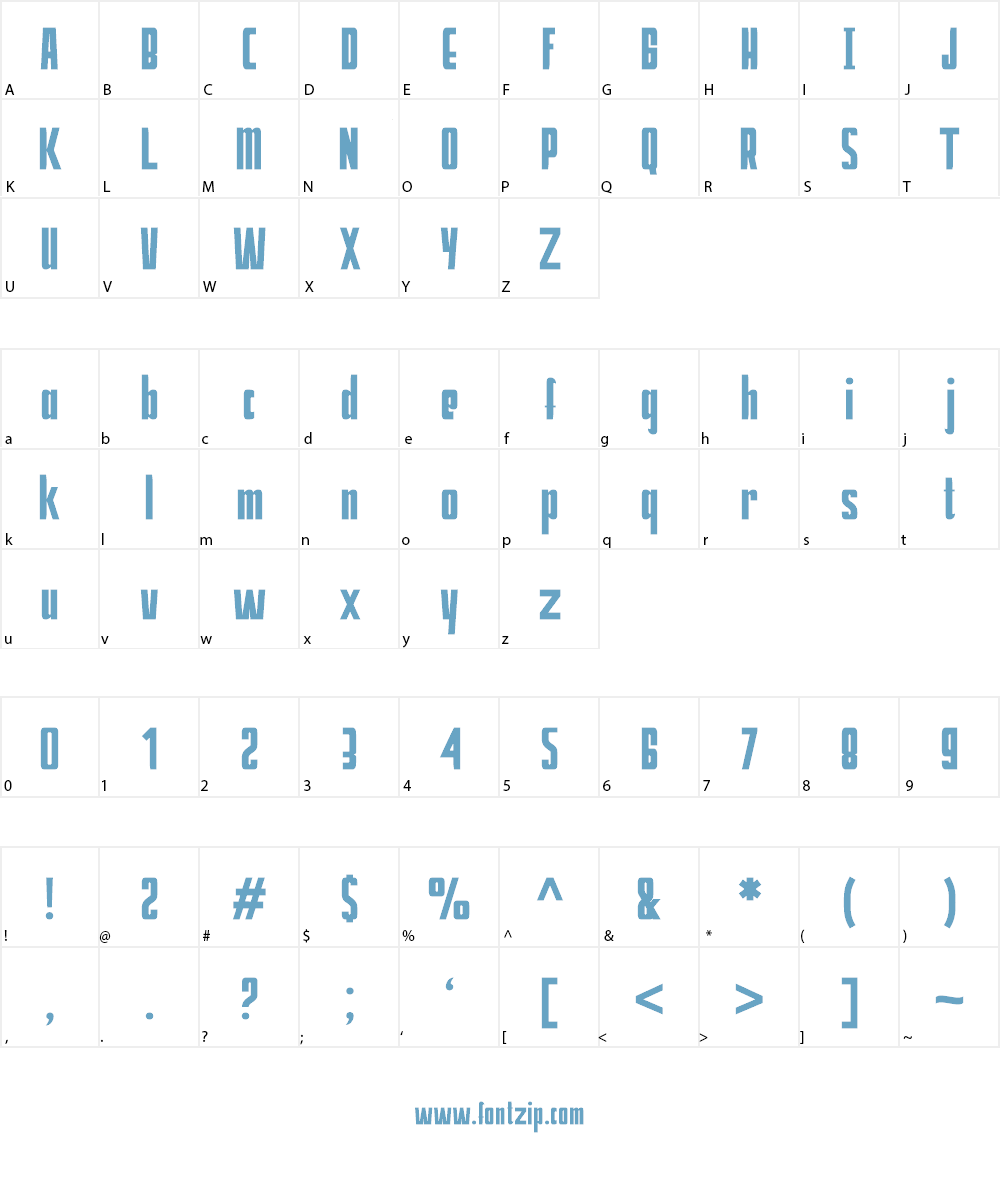 Harita Font Character