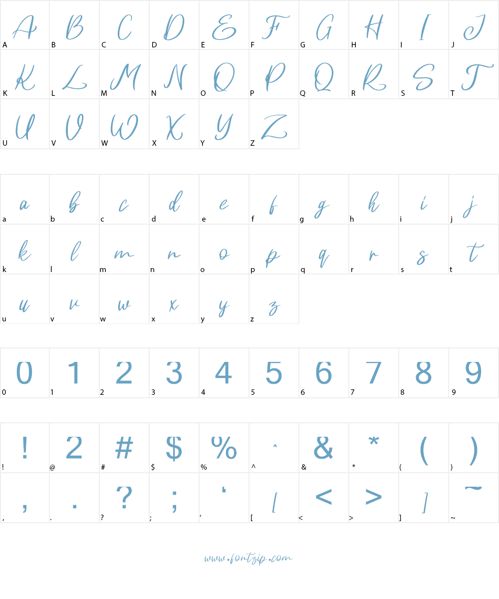 Harlane Font Character
