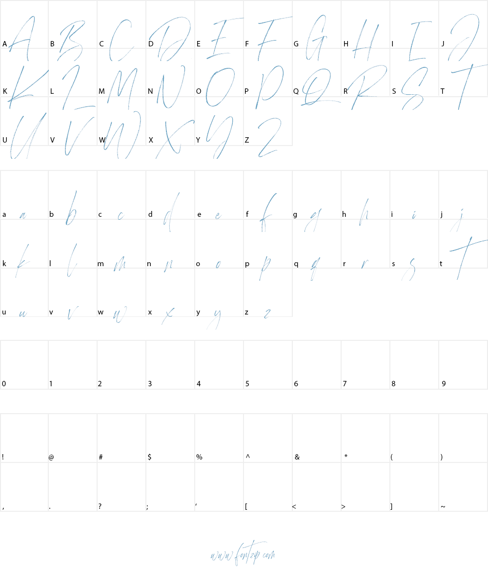 Heisenberg Font Character