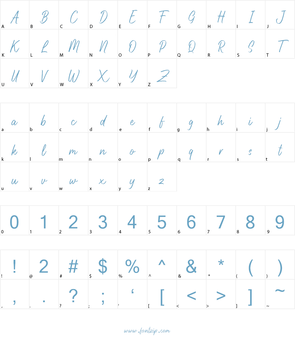 Highnorth Font Character
