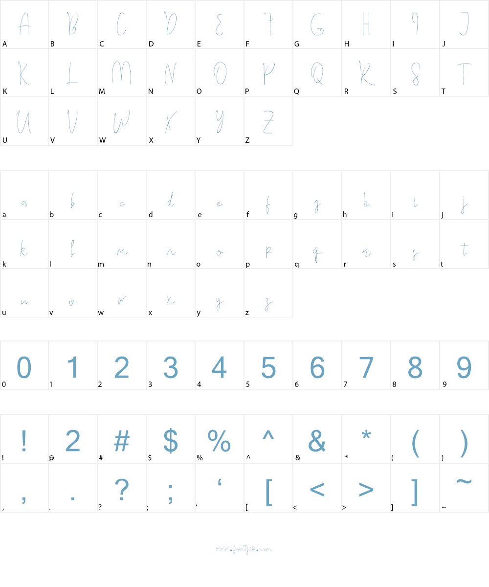 Himeka Font Character