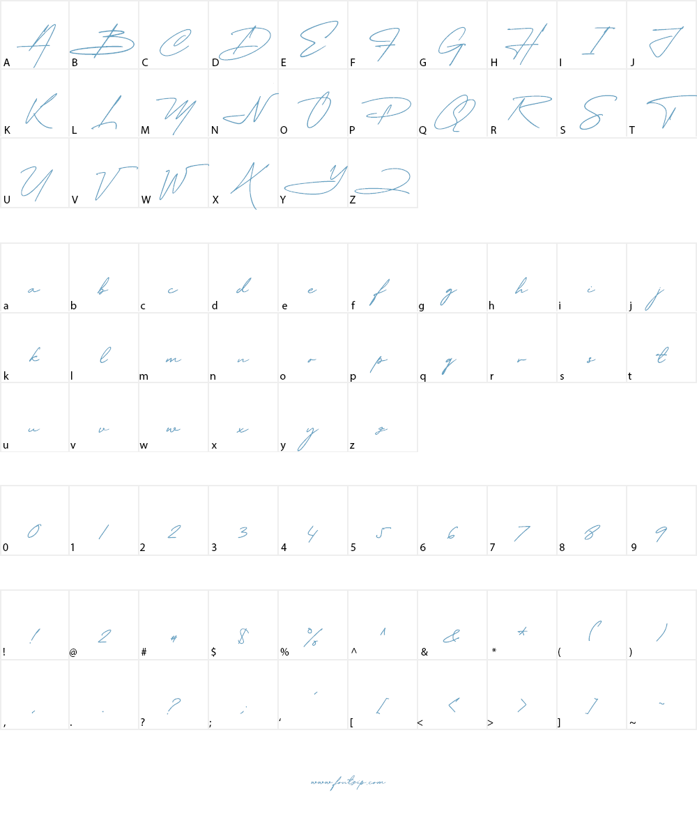 Holimount Font Character