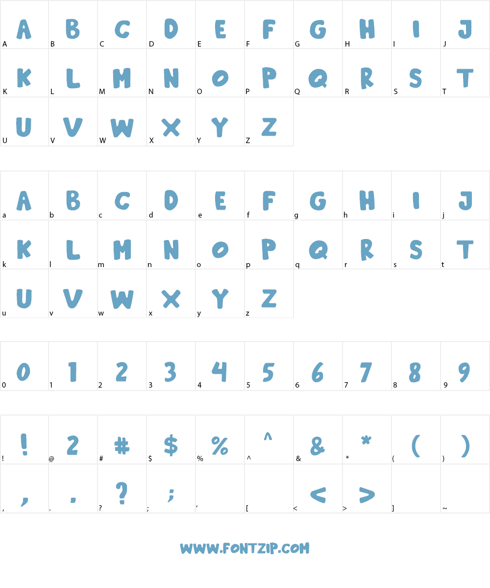 Hooliday Font Character