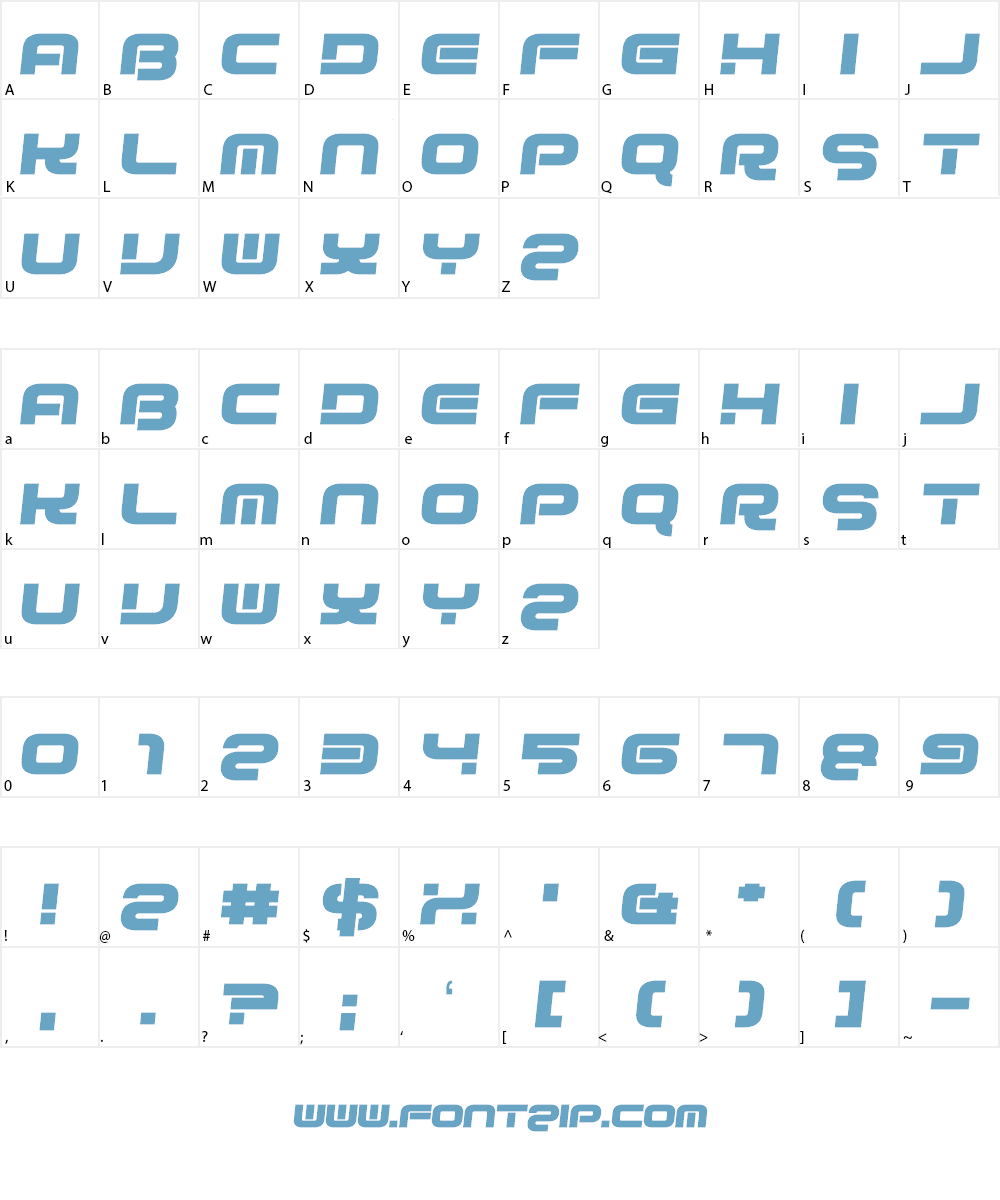 Into Deep Font Character