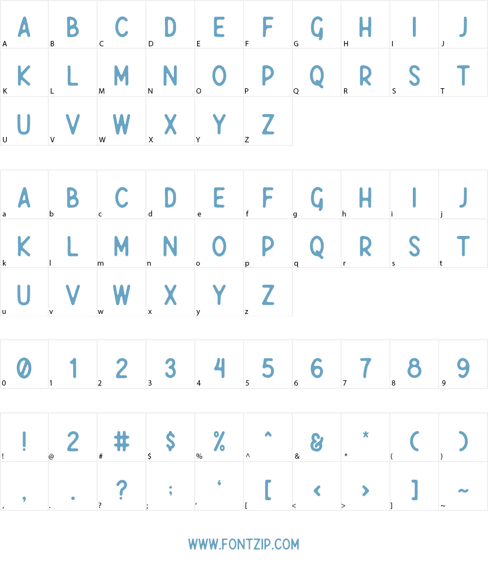 Javatages Font Character