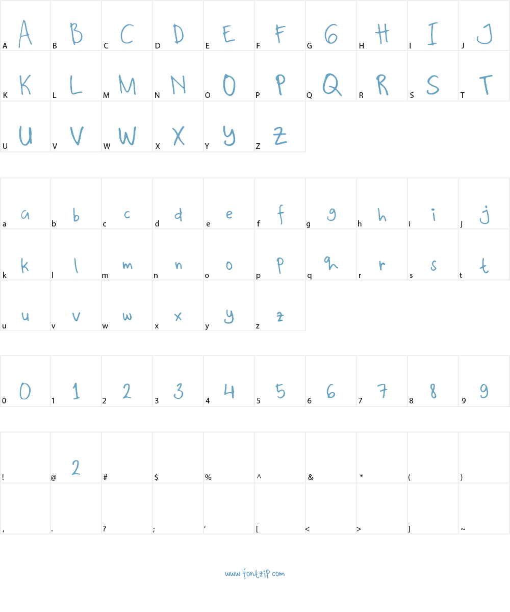 Kalyana Font Character
