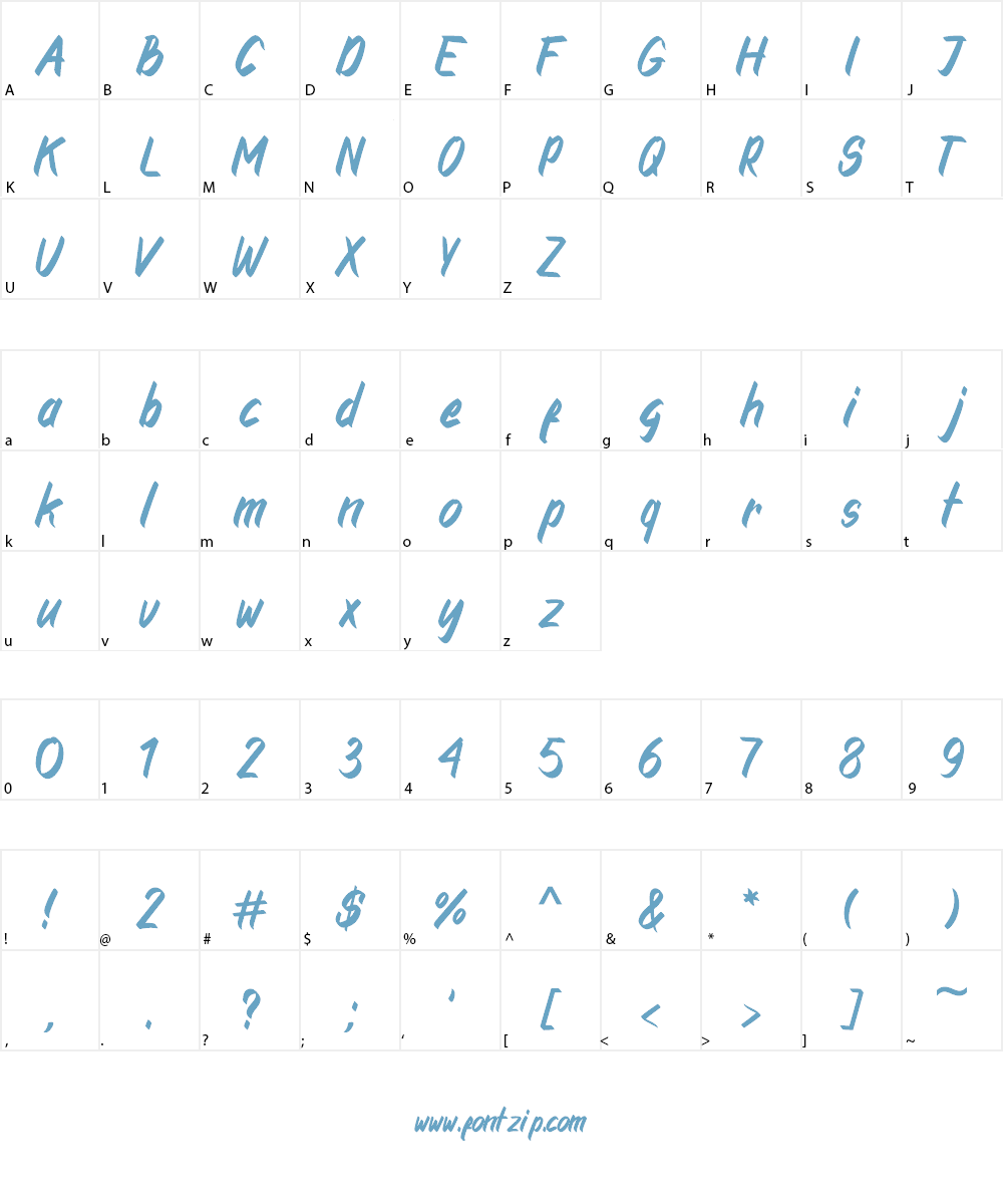 Kancaqu Font Character