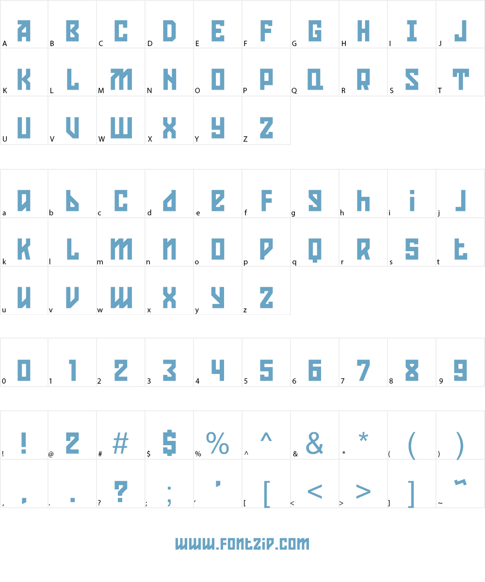 Konstruktor Font Character
