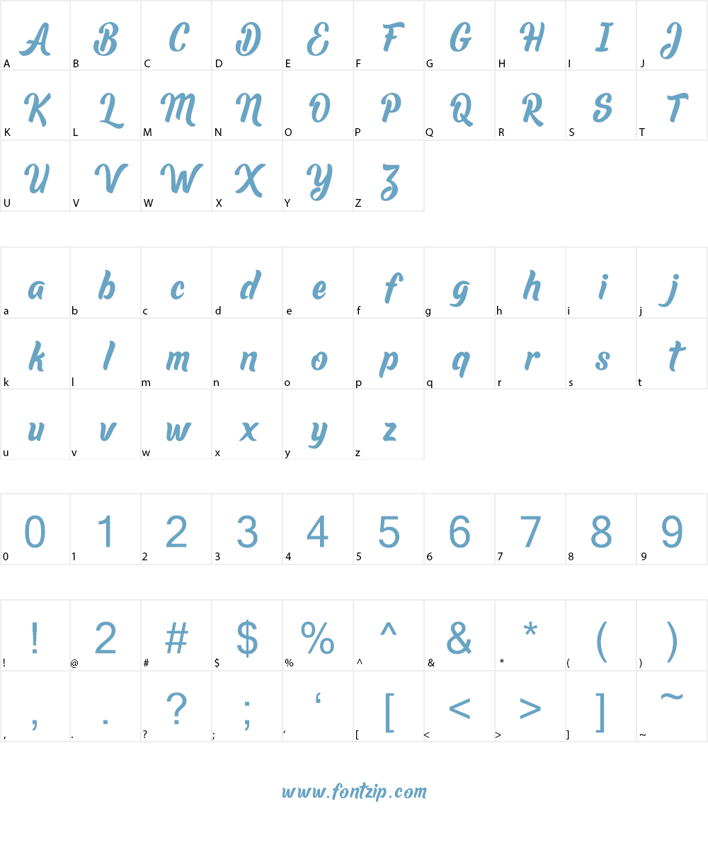 Lauthan Font Character