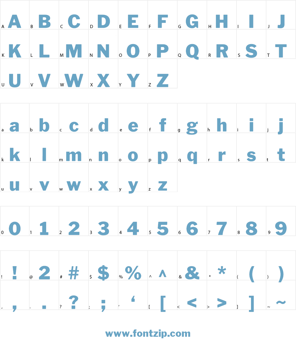 Libre Franklin Font Character