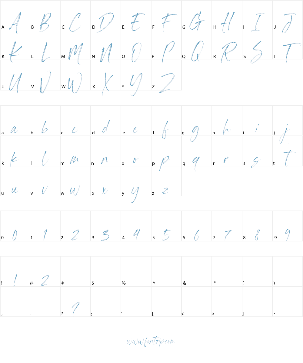 Light Brighter Font Character