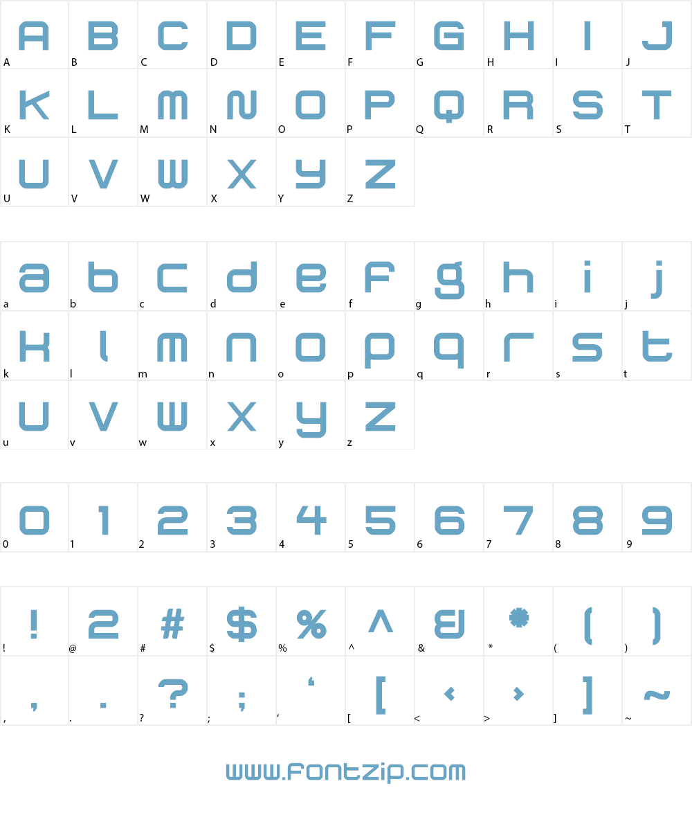 LogoPixies Font Character