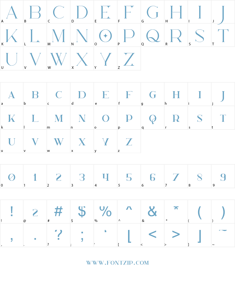 Lotus Eater Font Character