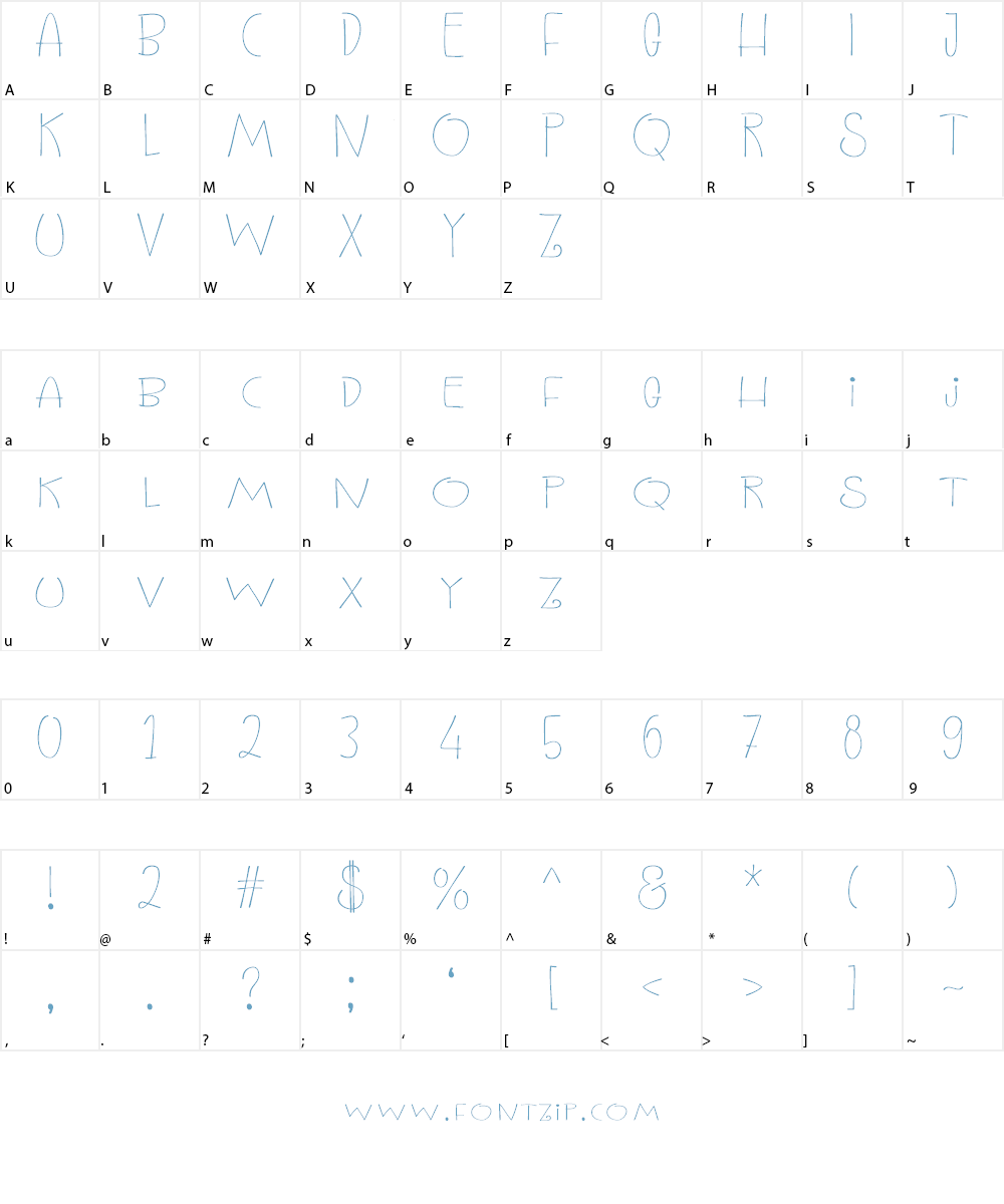 Lovely Wife Font Character