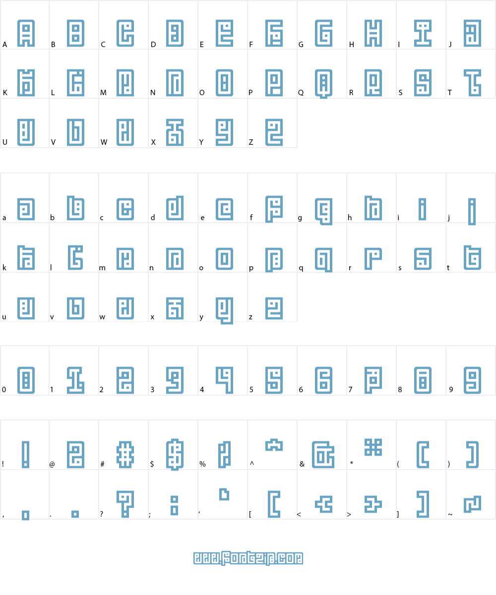 Lunais 2 Font Character