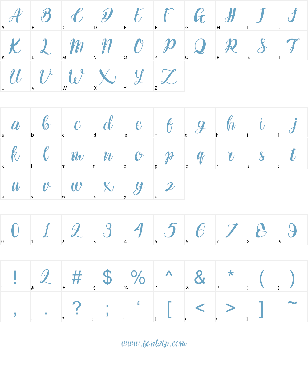 Magnillium Font Character