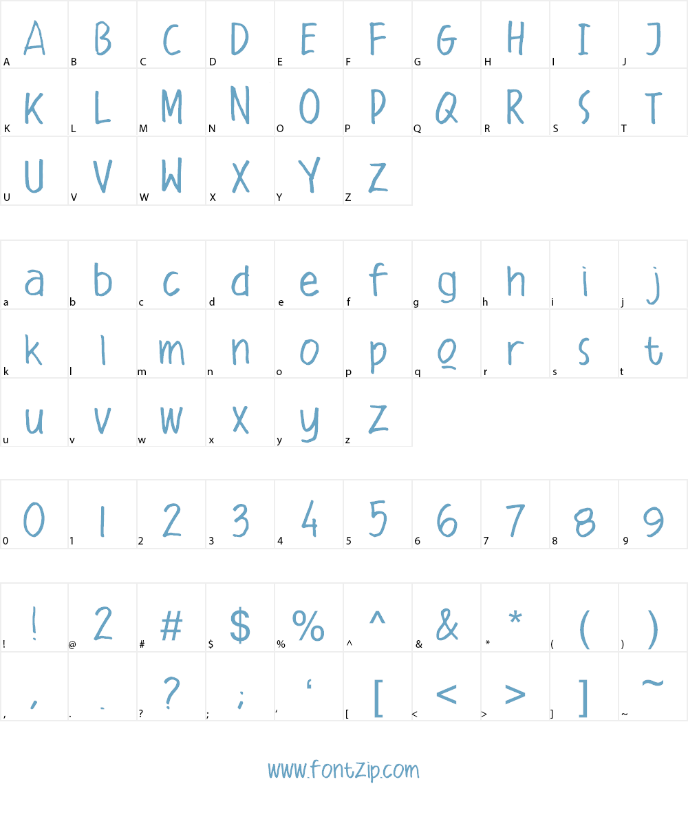 Malique Font Character