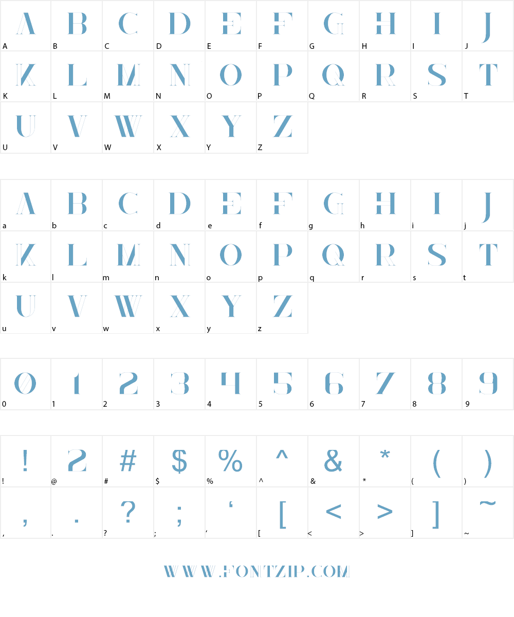 Mallie Font Character