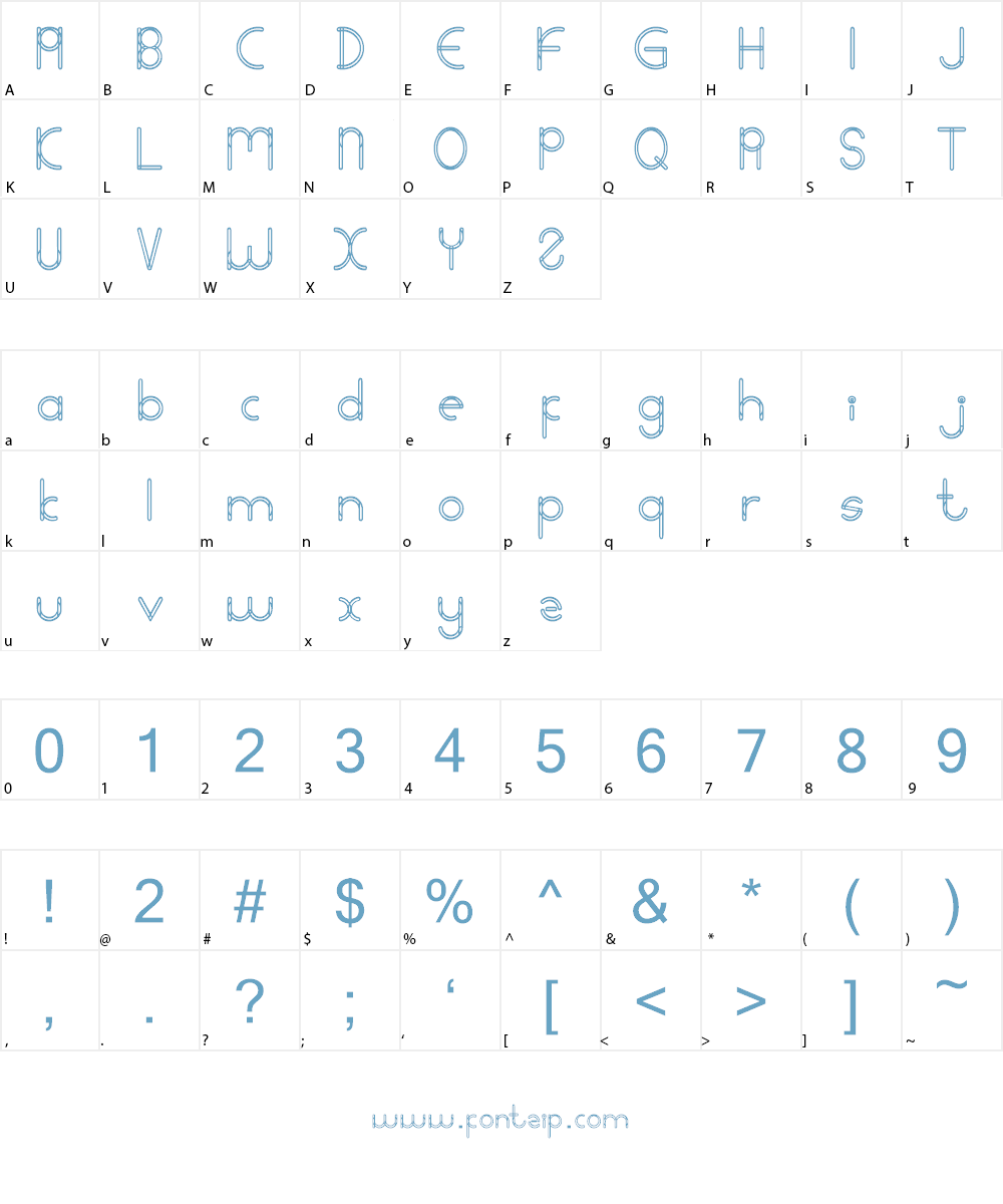 Megumin Font Character