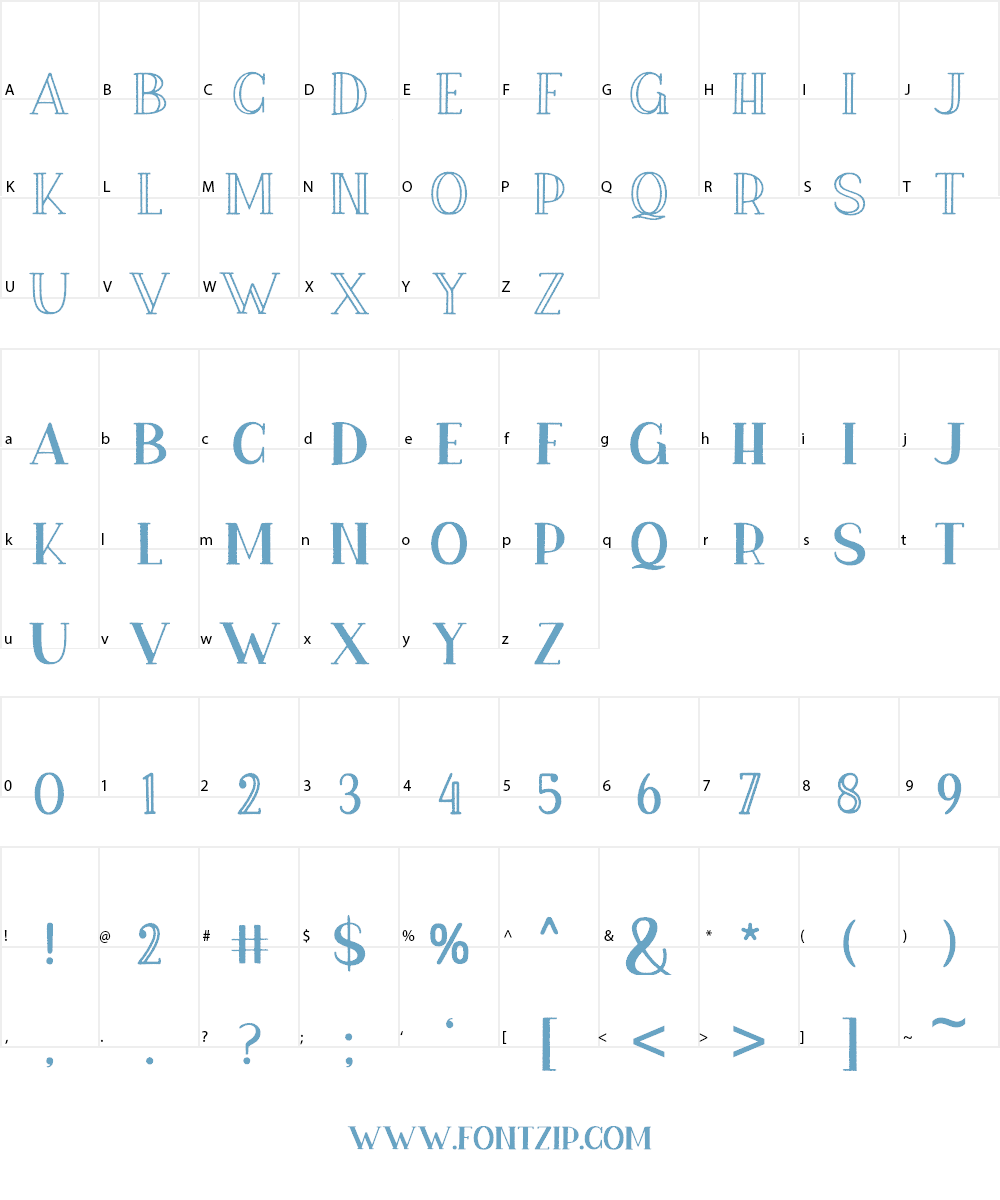 Merry Font Character