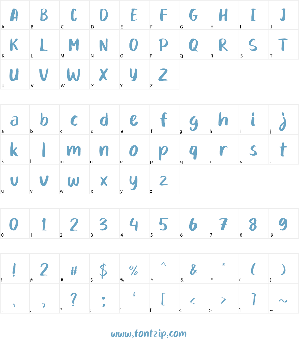 Mikadoby Font Character