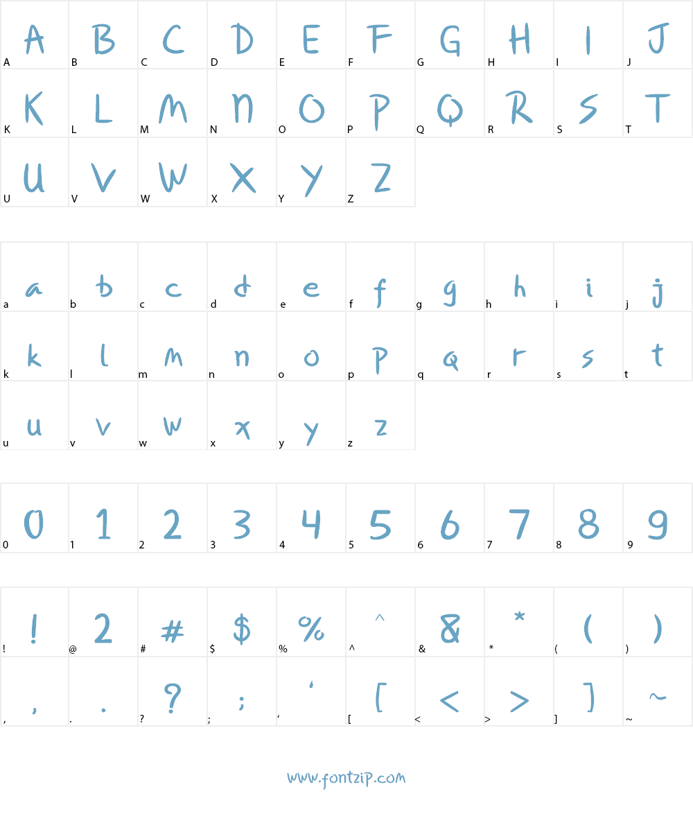 Miqeey Moose Font Character