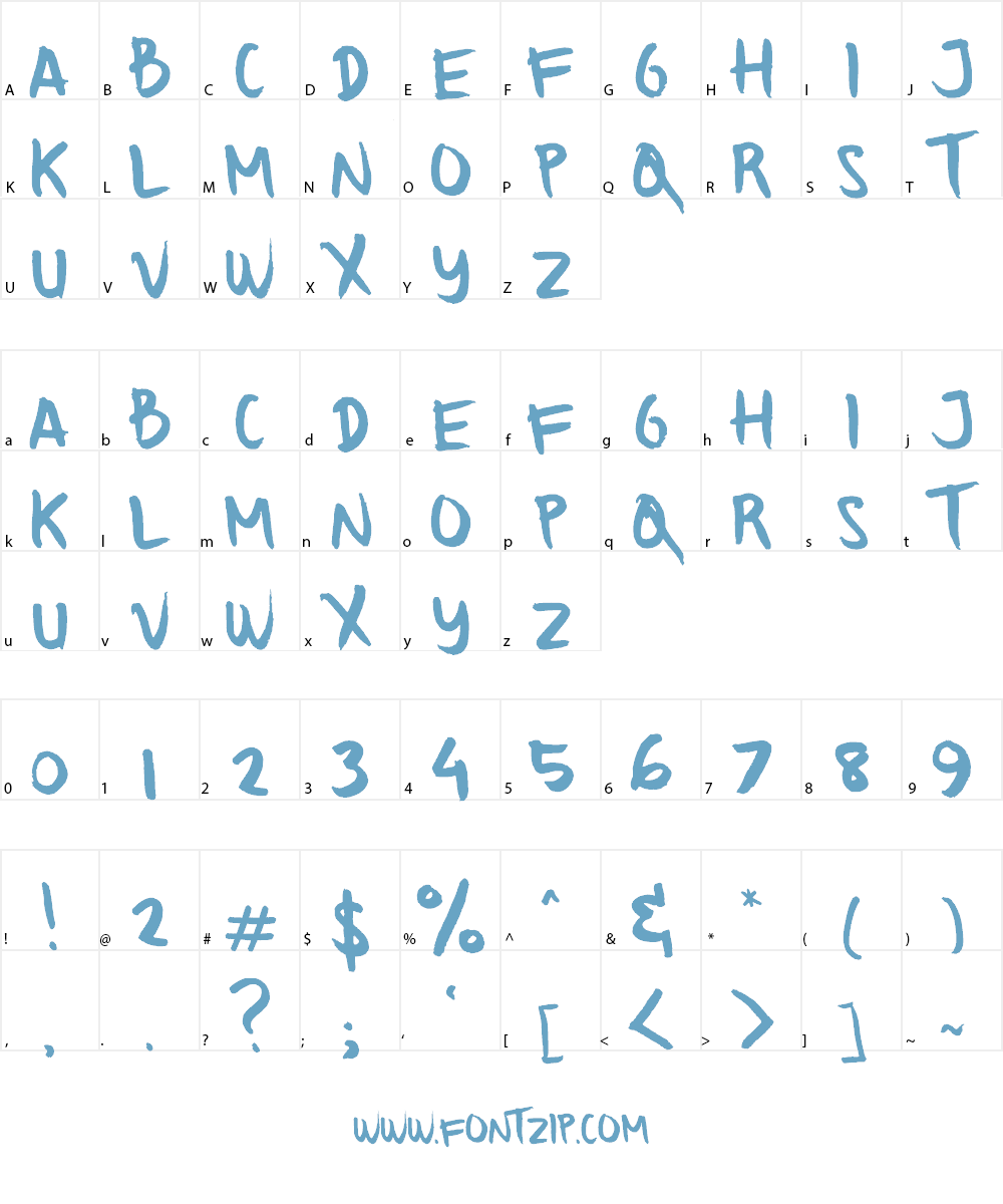 Monsterio Font Character